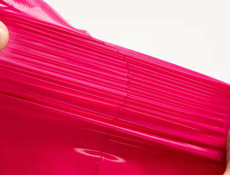 朝阳玫红色快递袋-05